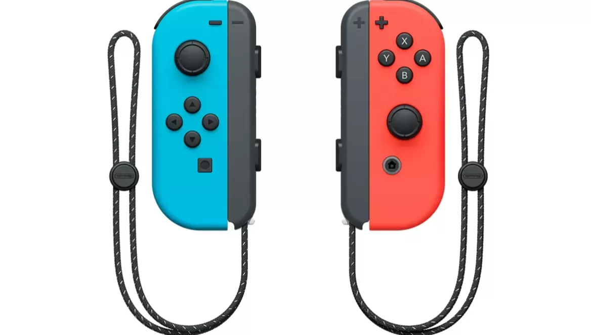 Nintendo Switch - Conjunto modelo OLED azul neón/rojo neón