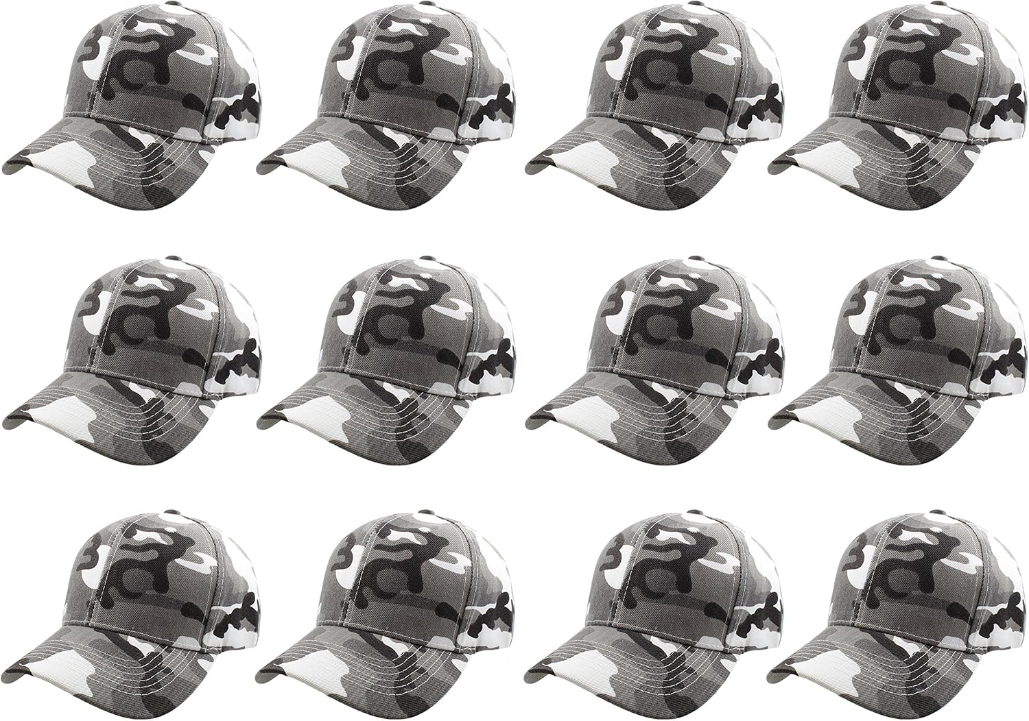 Gelante Plain Blank Baseball Caps Adjustable Back Strap Wholesale LOT 12 PC'S