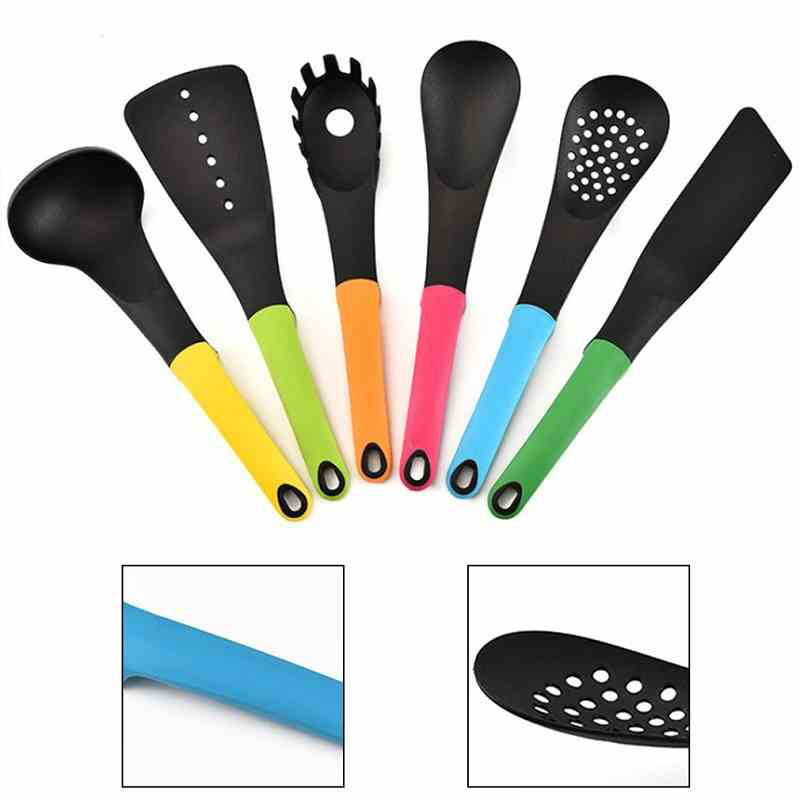 6 Pieces Kitchen Tools Spatula Set Silicone Non-Stick