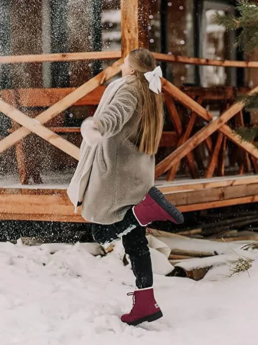 Women Warm Fur Lined Ankle Boots