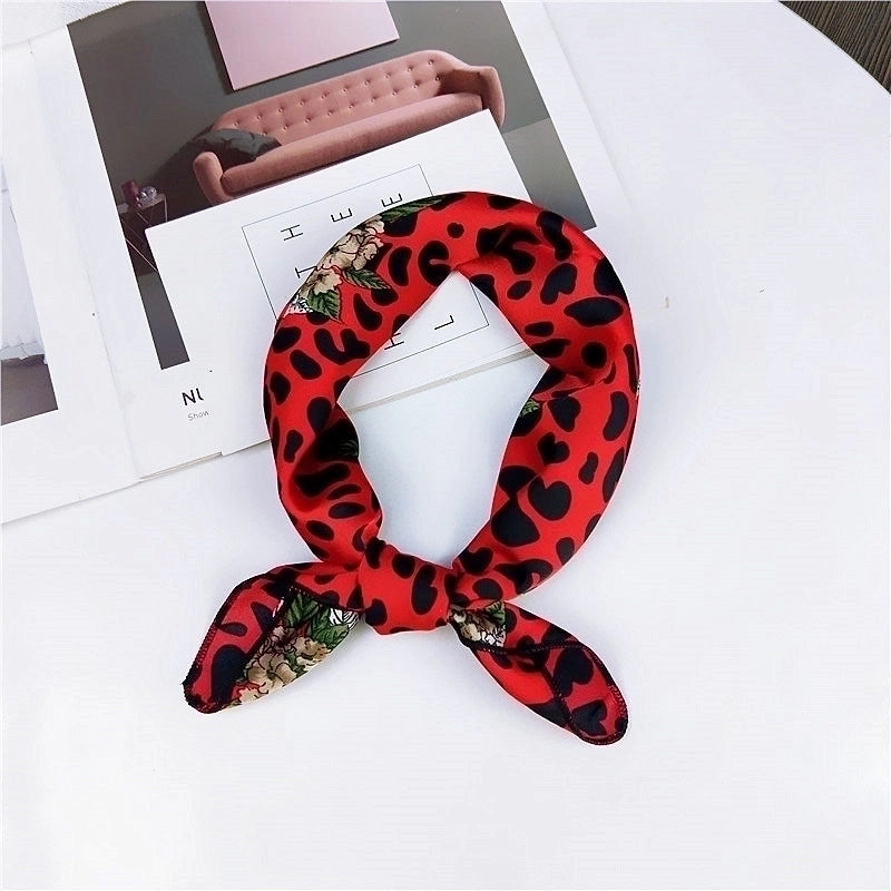 New Spring And Autumn Summer Small Silk Scarf Small Square Towel Women's Professional Variety Decorative Printed Scarf Scarf