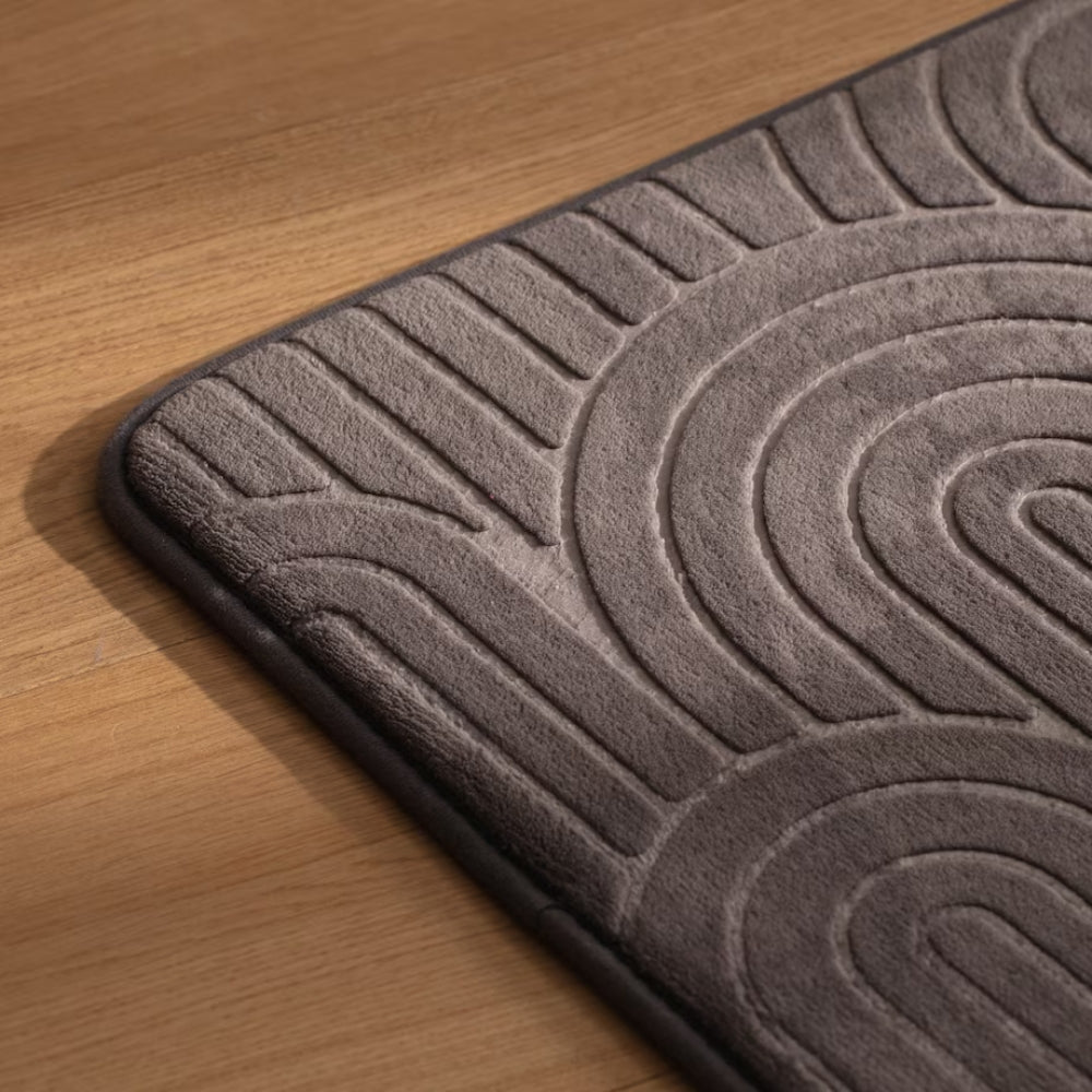 Concentric Arches Cashmere Bath Mat