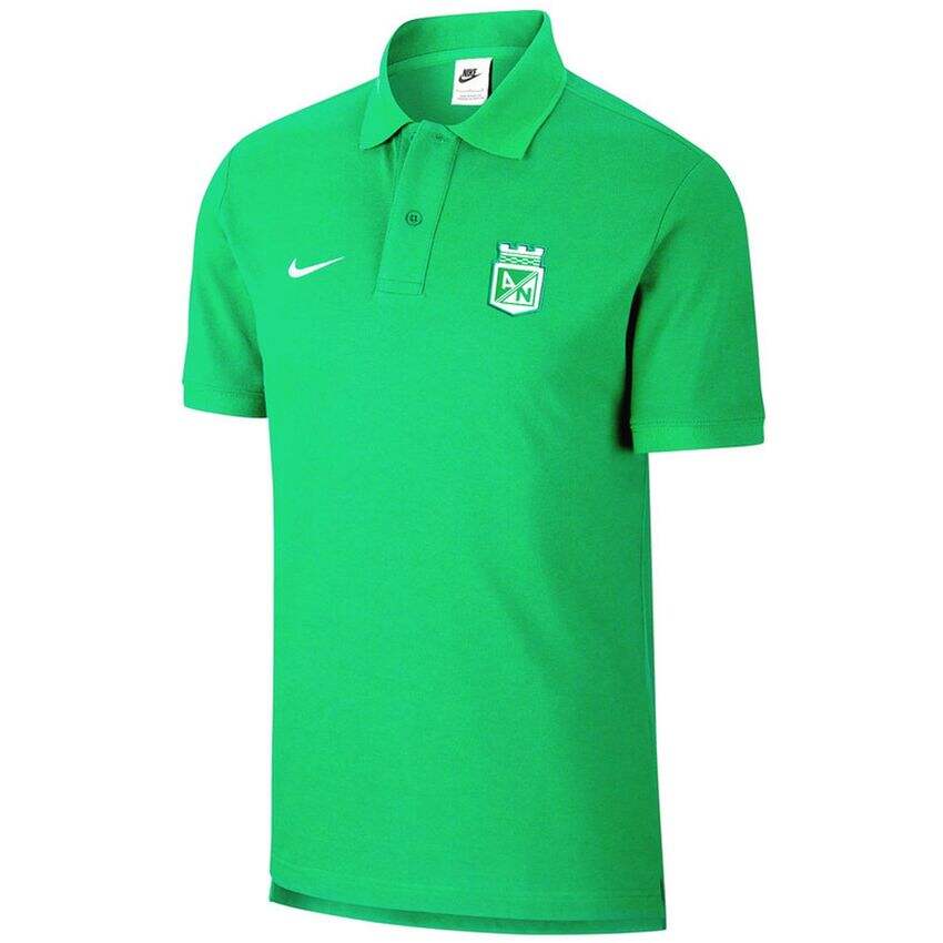 Wxl-Polo Hombre Nike Atlético Nacional 2022 - Polo-Verde