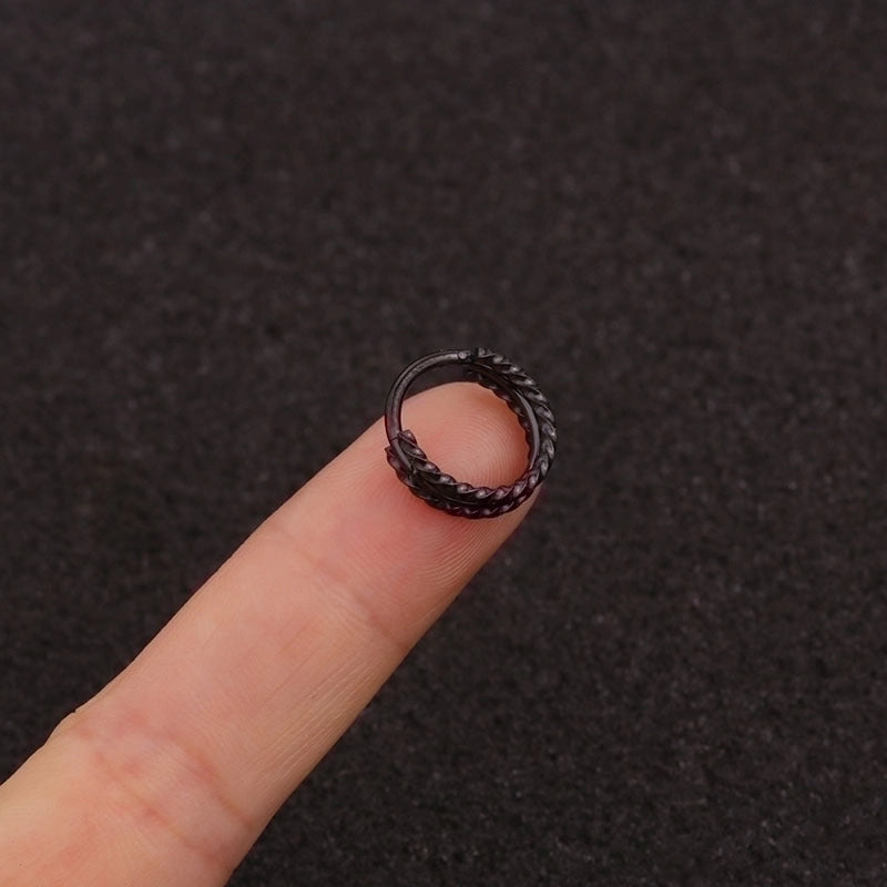 Ear Cartilage Rings & Studs Geometric 316L Stainless Steel  Plating