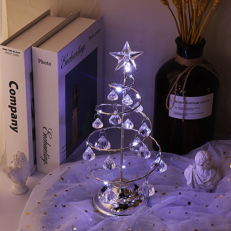 Crystal Christmas Tree Night Light