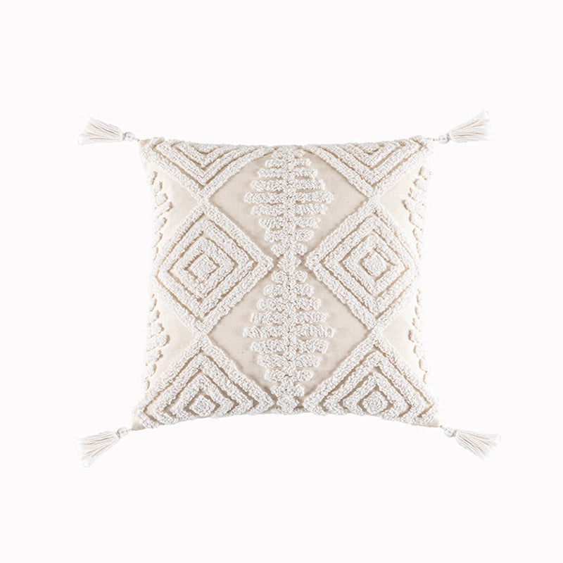 Sweet Minimalist Flower Cotton And Linen Throw Pillow Pillow Cases Couch & Sofa Decor
