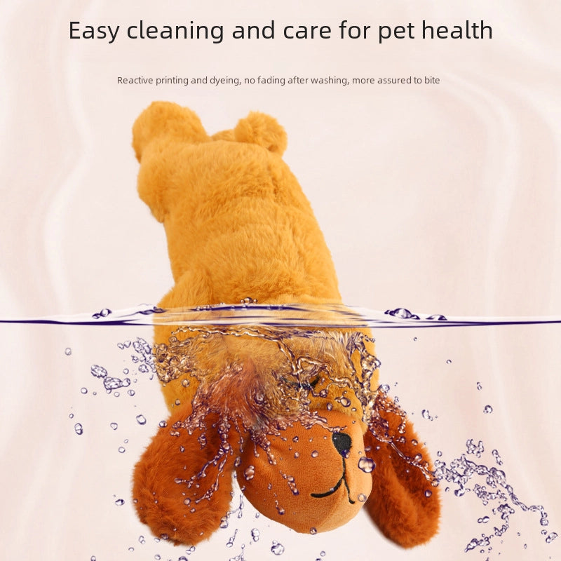 Pet Soothing Plush Animal Dog Toy Simulated Heartbeat Anxiety Soothing Companion Sleep Aid Pet Toy