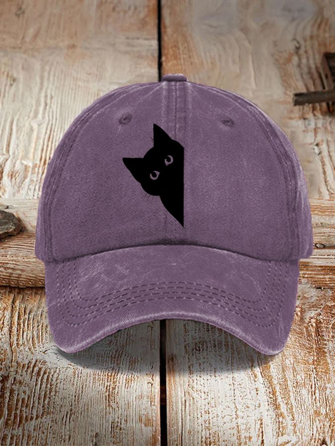 Black Cat Sun Hat