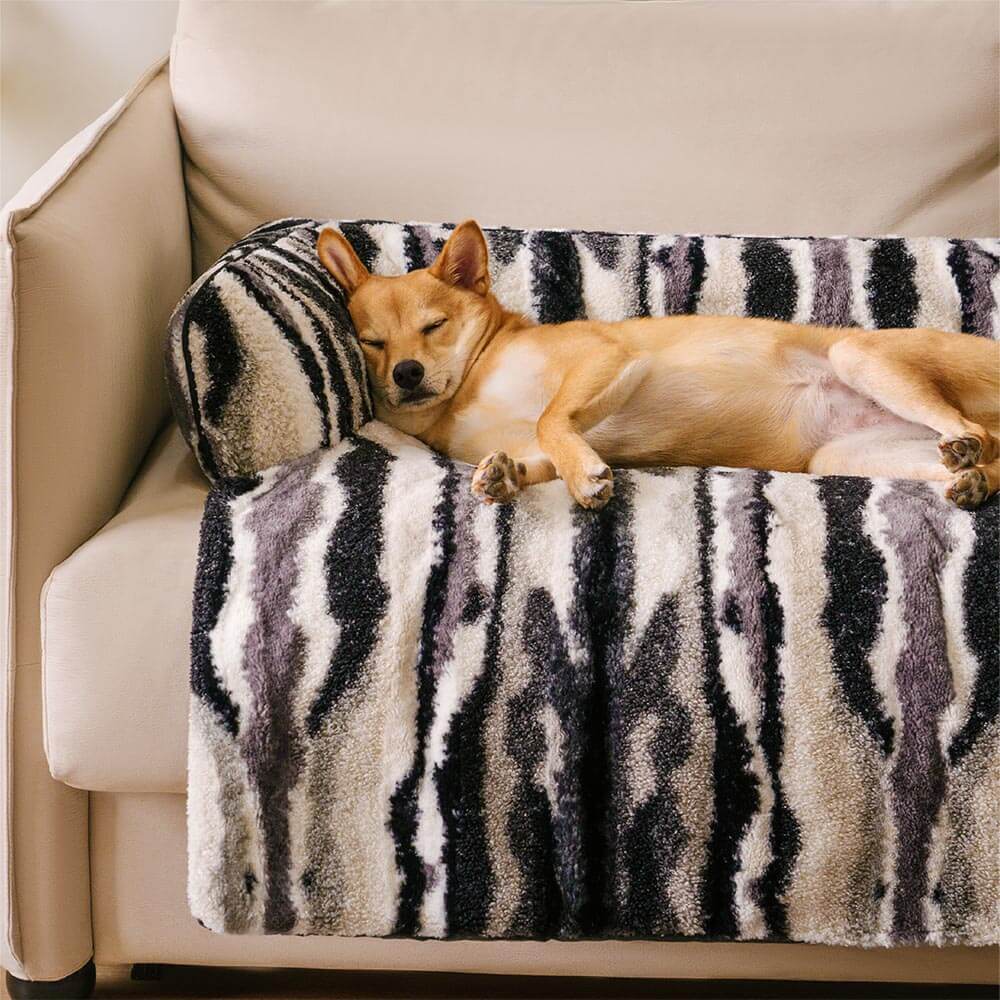 Nordic Plush Sofa Protector Dog Mat - PawLounge