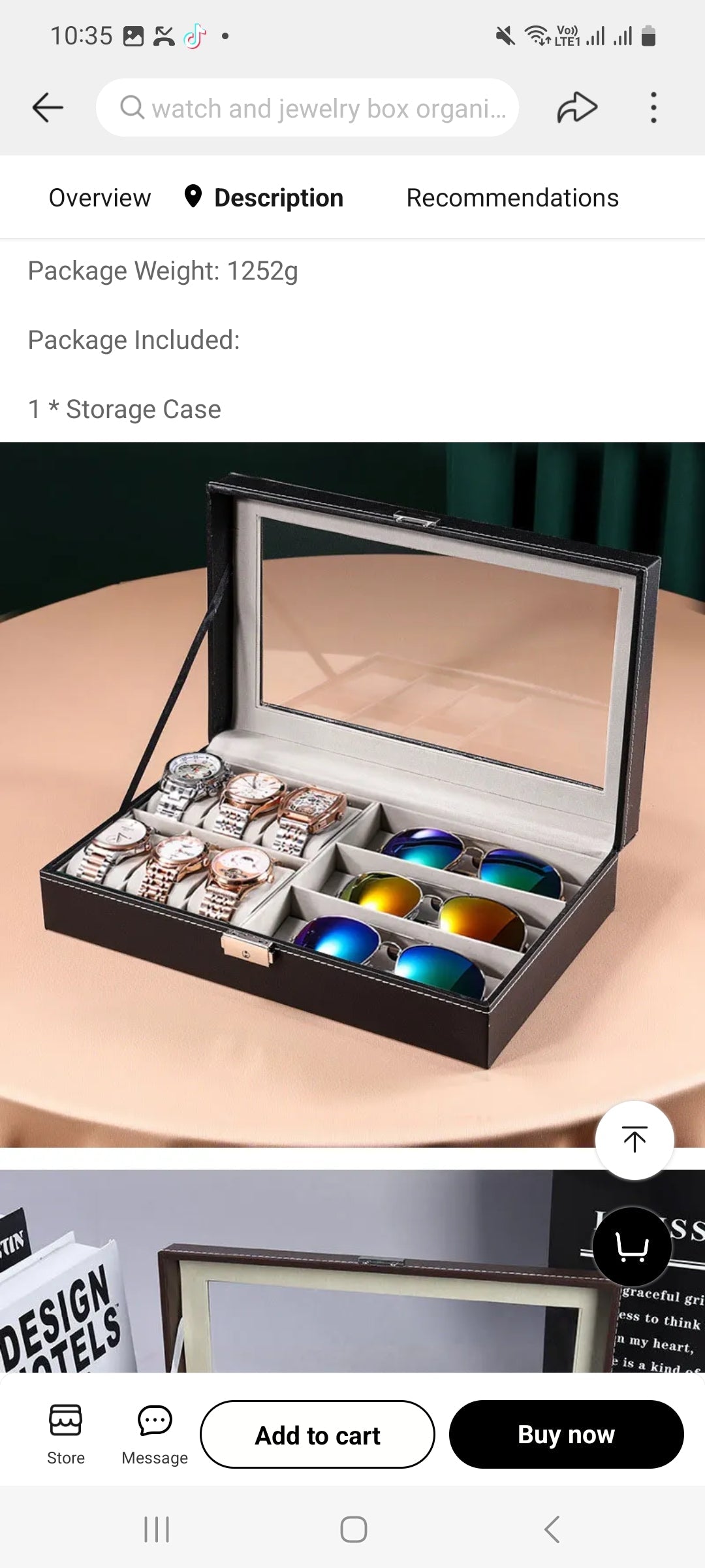 WATCHES & SUNGLASSES ORGANIZER