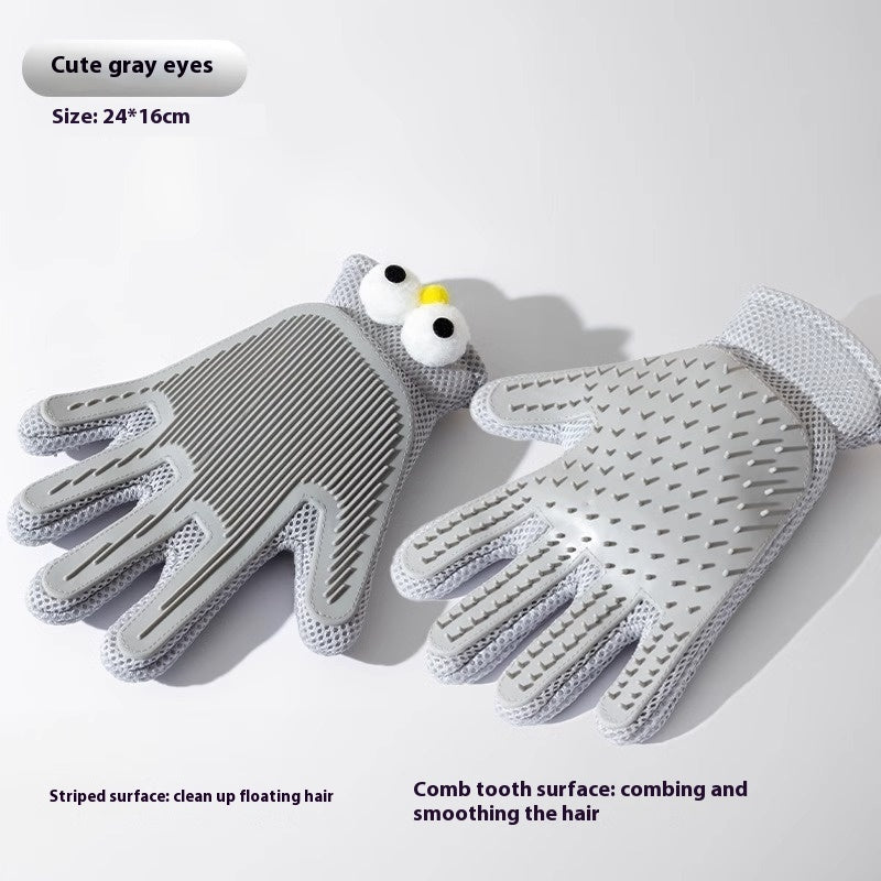 PawsPerfect Silicone Cat Grooming Gloves