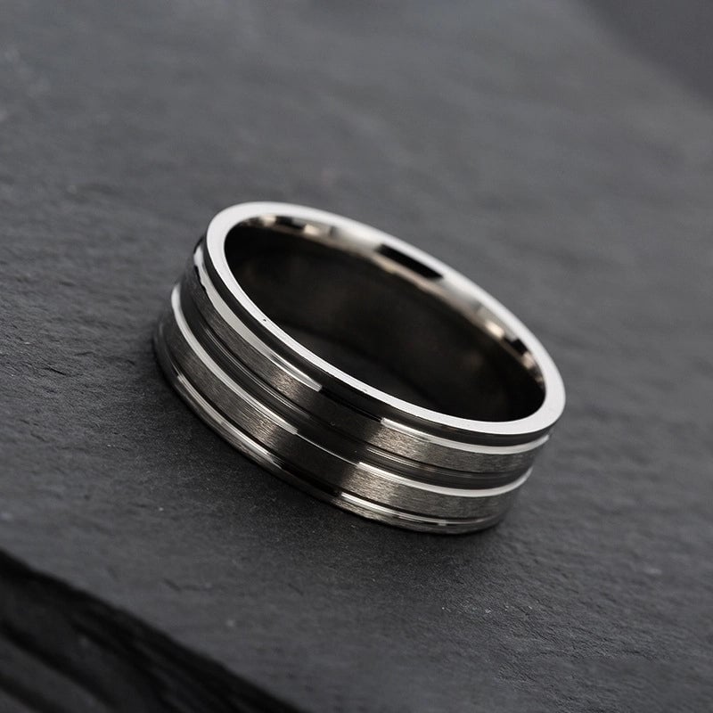 Minimalist Geometric 201 Stainless Steel No Inlaid Gold Plated