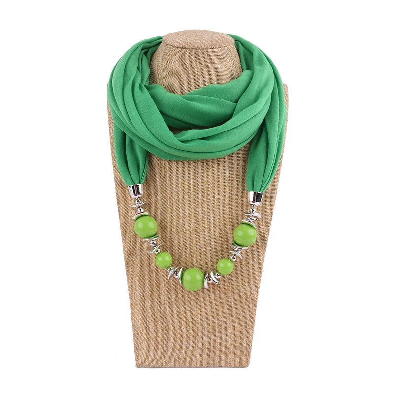 Women's Minimalist Solid Color Polyester Scarf