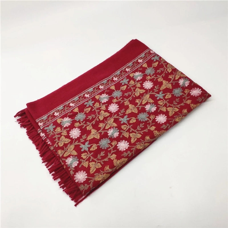 Women's Retro Ethnic Style Printing Imitation Cashmere Scarf