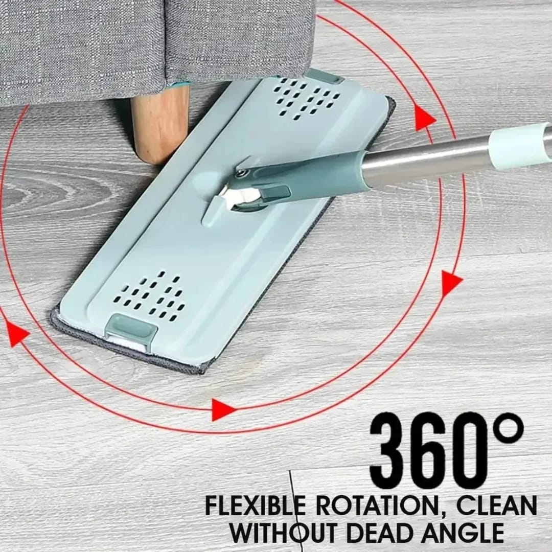 Floor Mop with Bucket . Flat Mop with Bucket