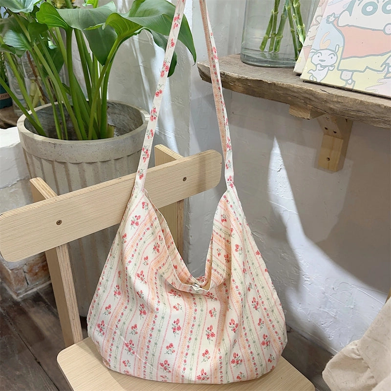 Fashionable Leopard Print Crossbody Bag Large Capacity Single Shoulder Shopping Bag Fashion Canvas Bag For Women Fashion
