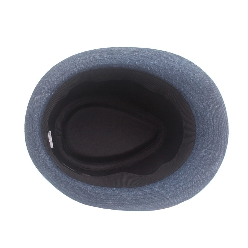 Denim Jazz Hat Men's Topper Hat Retro Old Hat Artistic Youth Topper Hat Hat
