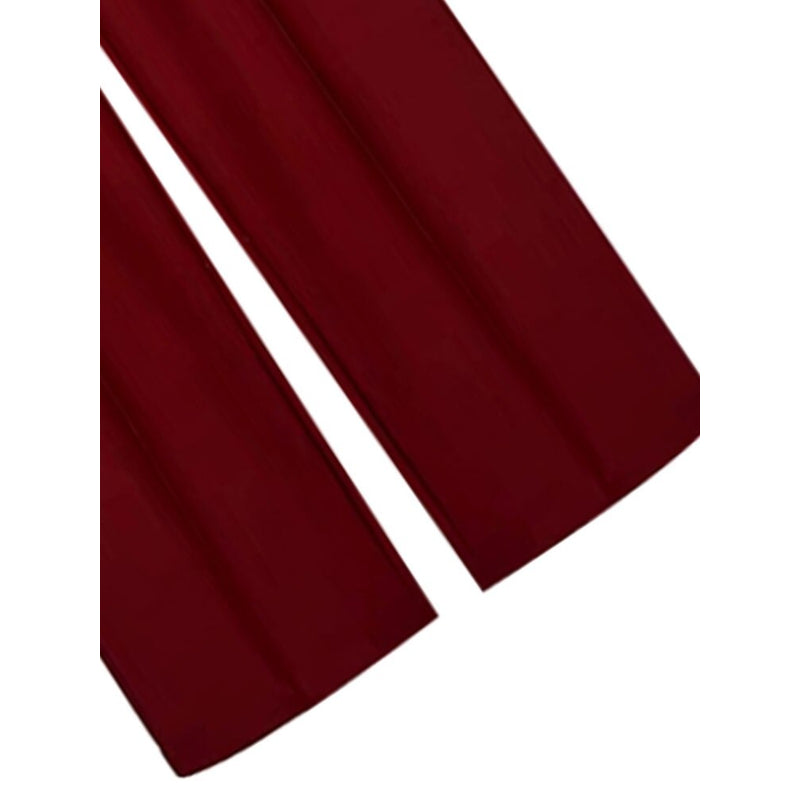 Office Wear High Waist Straight Pants For Women