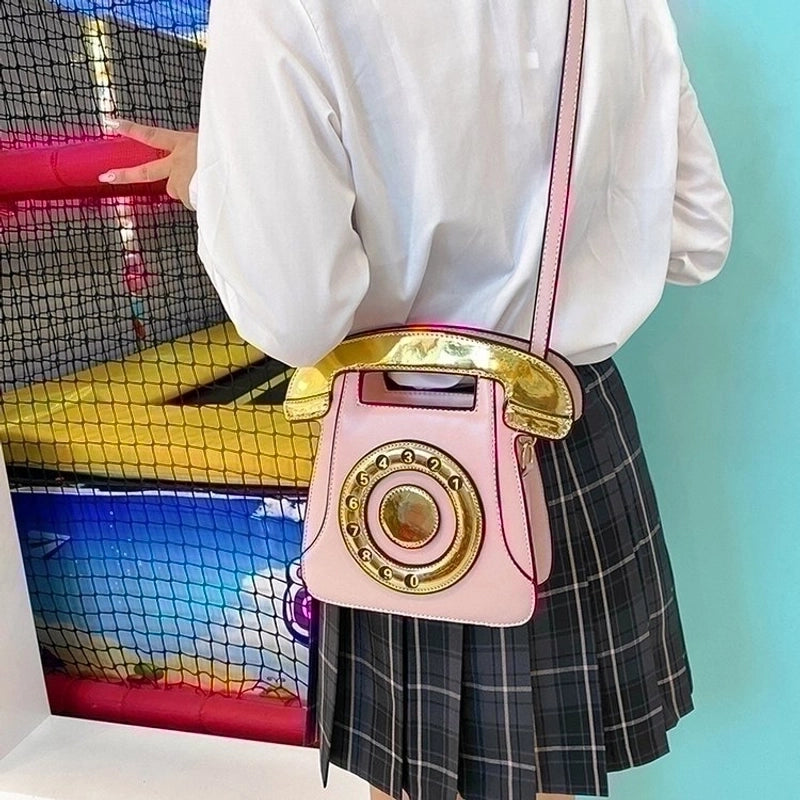 Women's Medium Pu Leather Number Vintage Style Classic Style Square Zipper Crossbody Bag