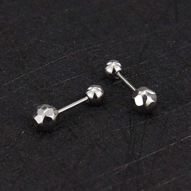 1 Piece Minimalist Commute Geometric Plating Titanium Steel Cartilage Earrings