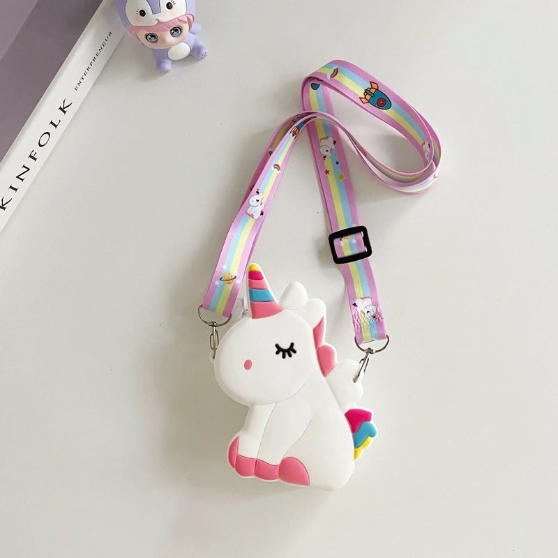 Kid's Silica Gel Zipper Kids Wallets