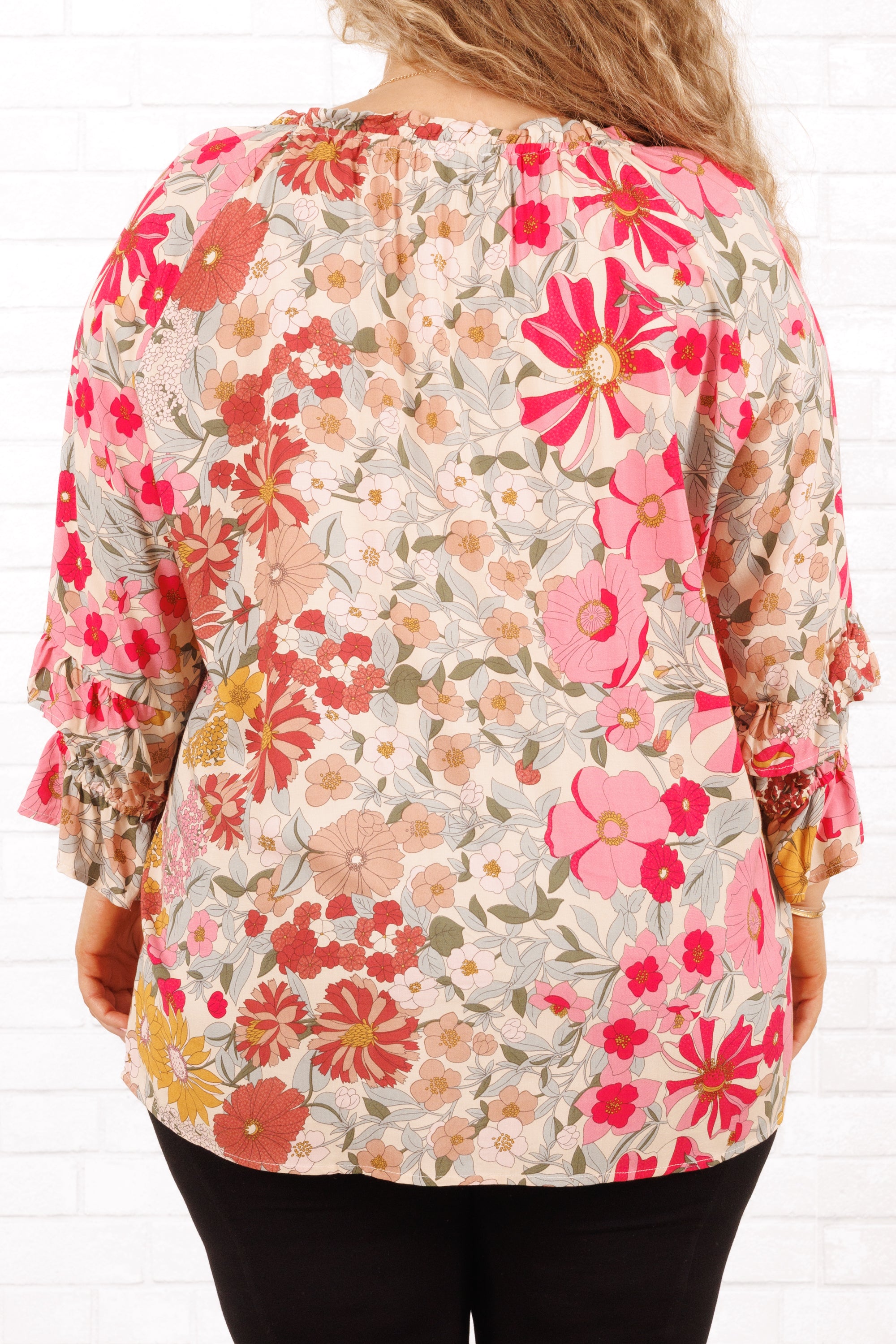Rose Radiance Blouse. Pink