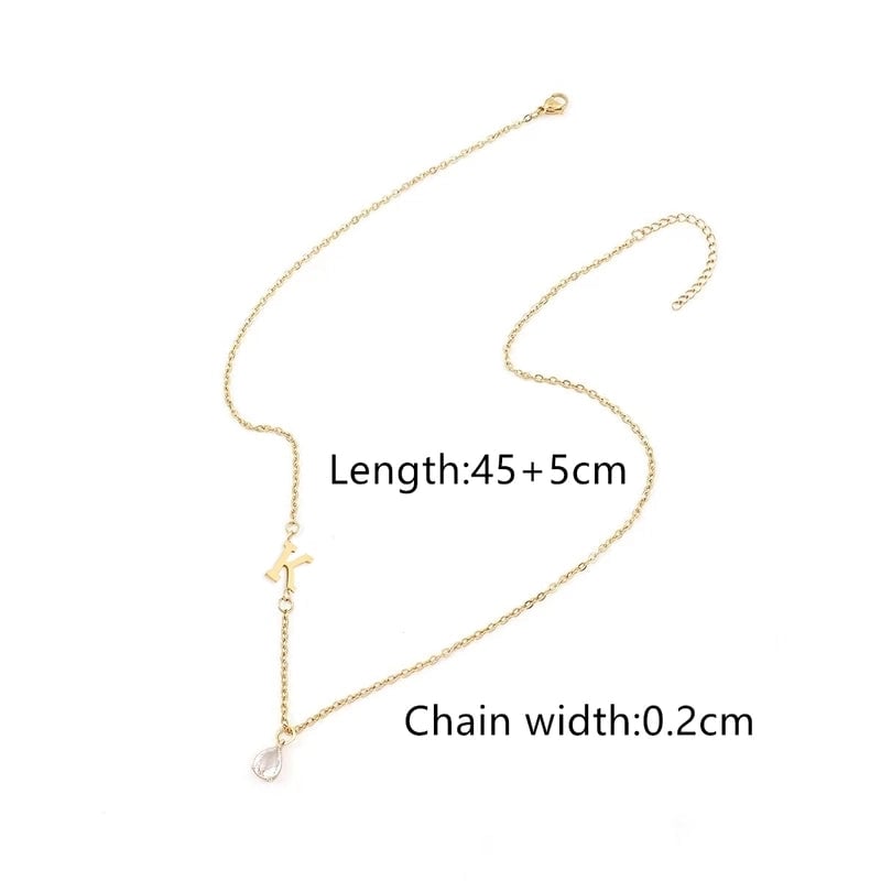 Casual Classic Style Letter 201 Stainless Steel 304 Stainless Steel Pendant Necklace
