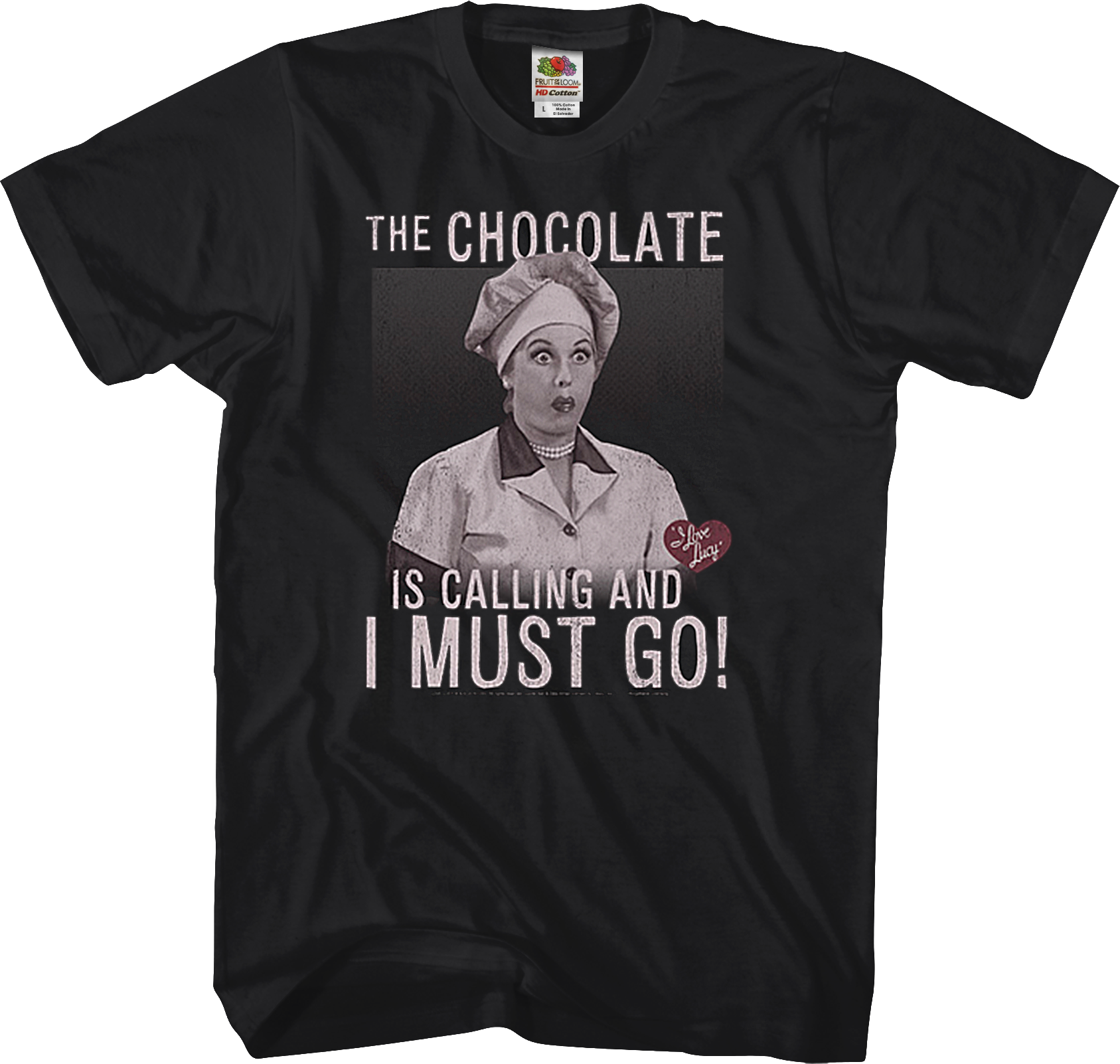 Chocolate Is Calling I Love Lucy T-Shirt