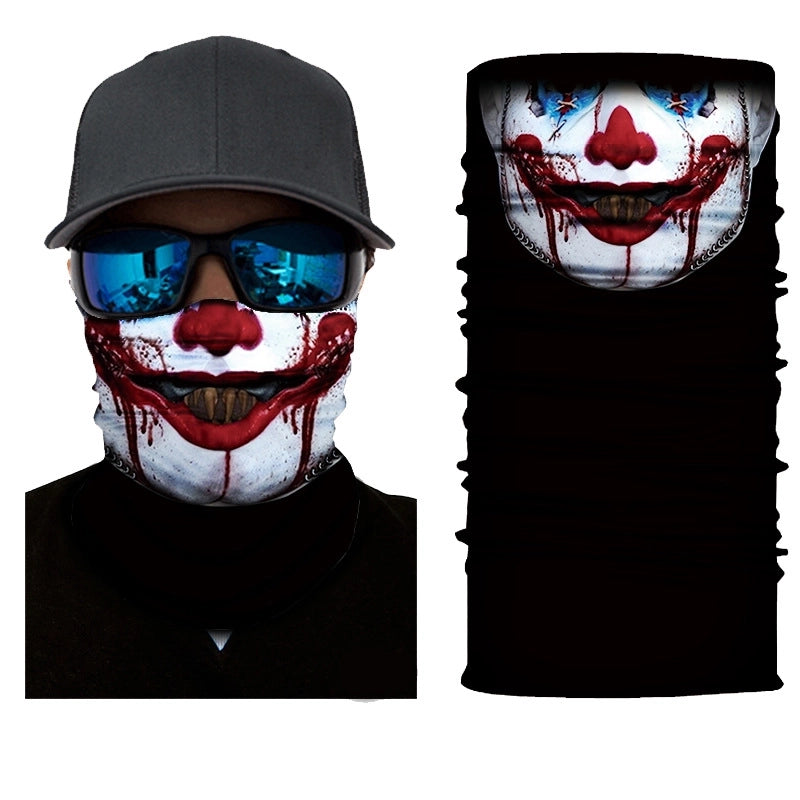 Unisex Casual Skull Printing Kerchief Mask
