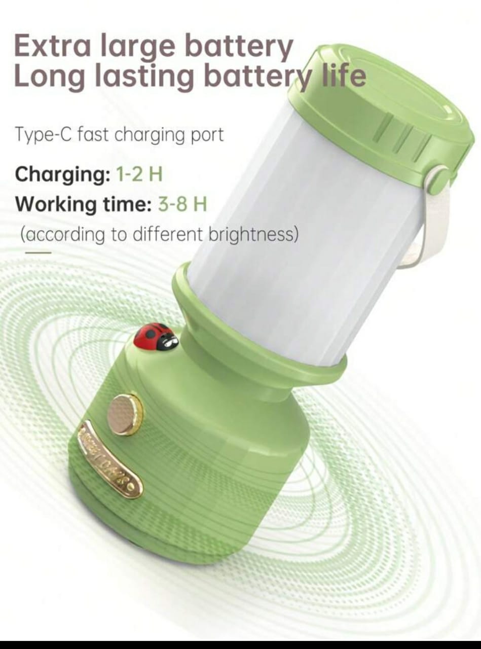 Rechargeable Ladybird Decorative Bed side. Reading Lamp Kids Night Light