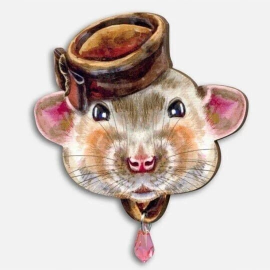 Carpenter Craft-Animal Wooden Brooch🐦