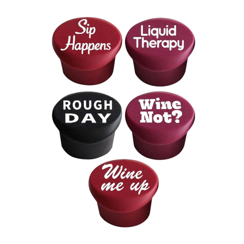 Funny Wine Stoppers (5 PCS)