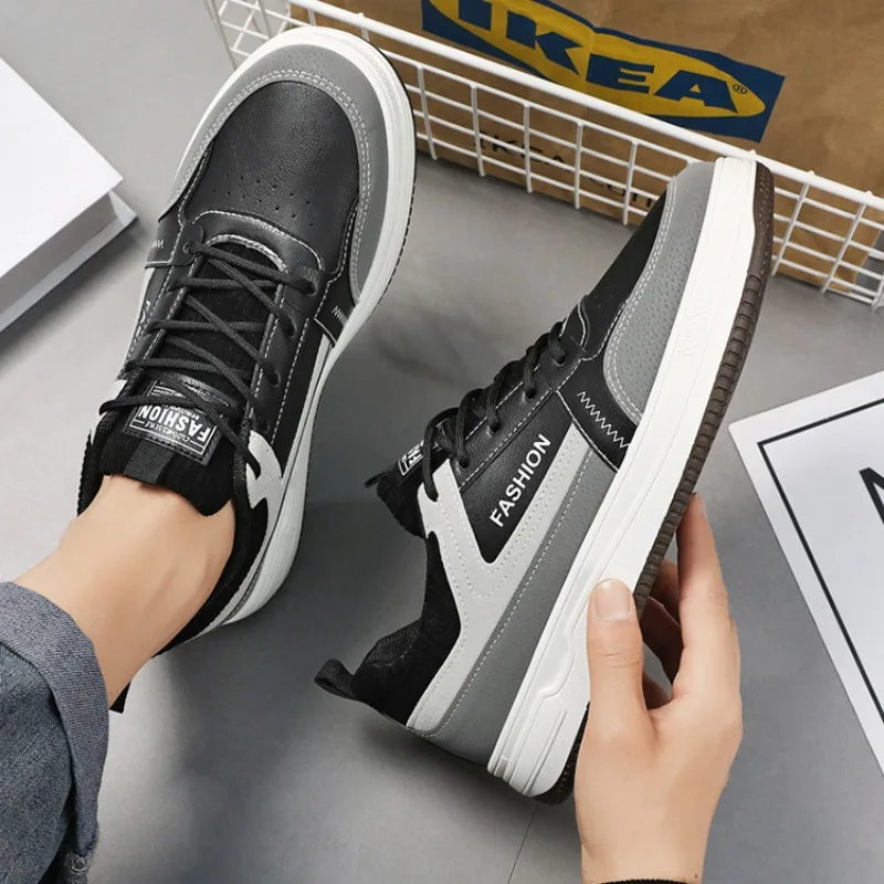 oxford Fashion Men's Sneakers Outdoor Lightweight Walking Shoes For Men Trend Casual Shoes Platform Vulcanized Shoes