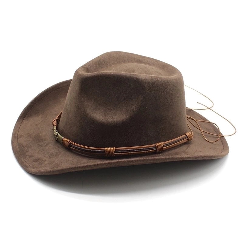 Unisex Vintage Style Ethnic Style Solid Color Big Eaves Fedora Hat