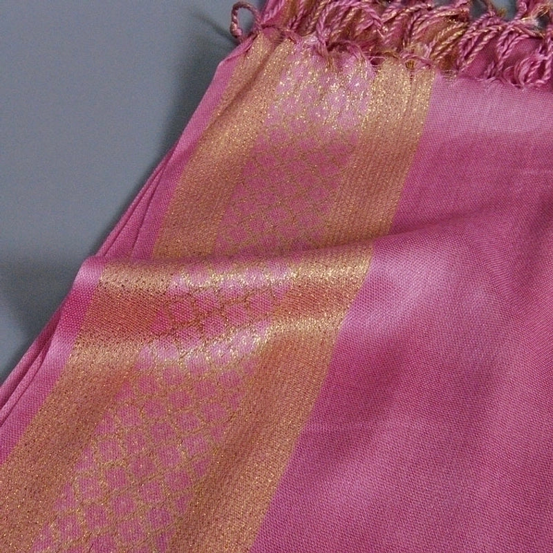 Women's Minimalist Color Block Cotton Scarf