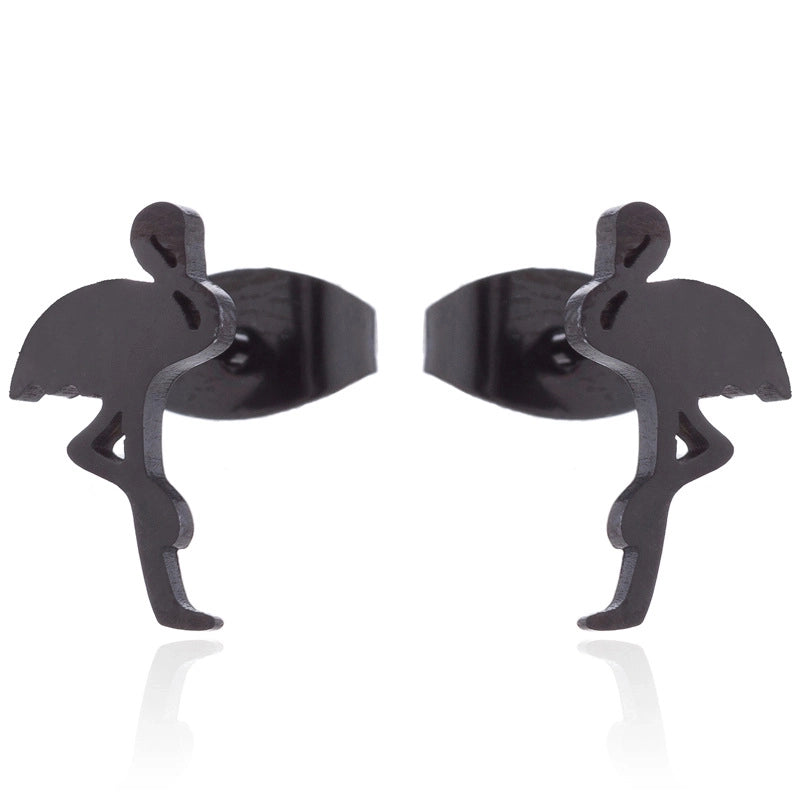 Minimalist Geometric Plating 304 Stainless Steel No Inlaid 18K Gold Plated Earrings