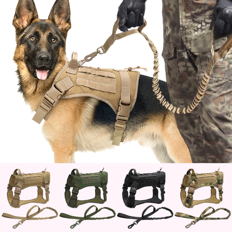 Tactical Dog Harness Vest Set