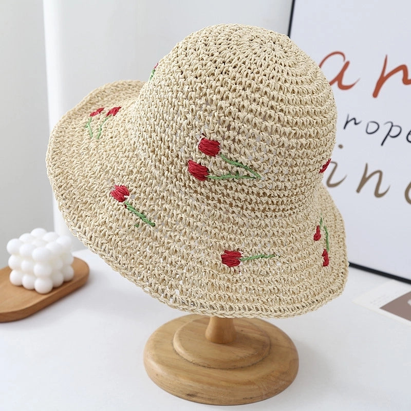 Women's Lady Cherry Big Eaves Bucket Hat