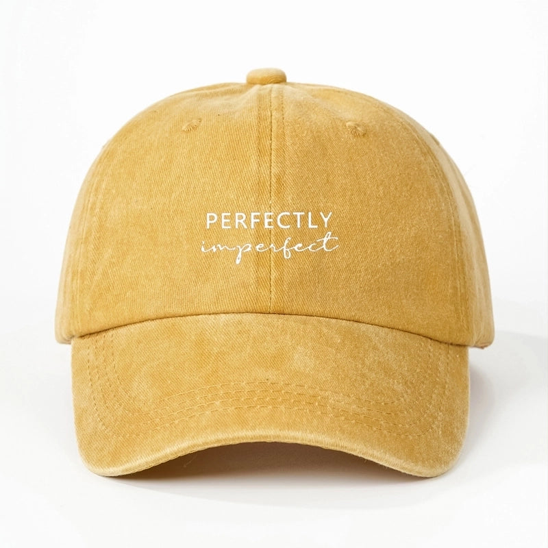 Women's Commute Letter Curved Eaves Baseball Cap