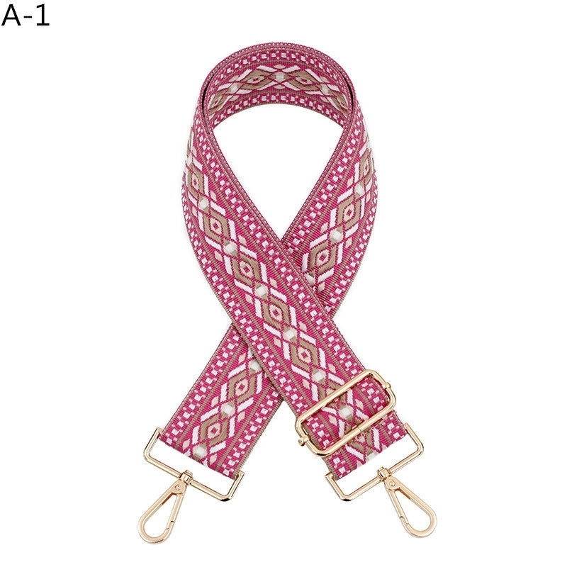 All Seasons Polyester Argyle Sling Strap Bag Strap