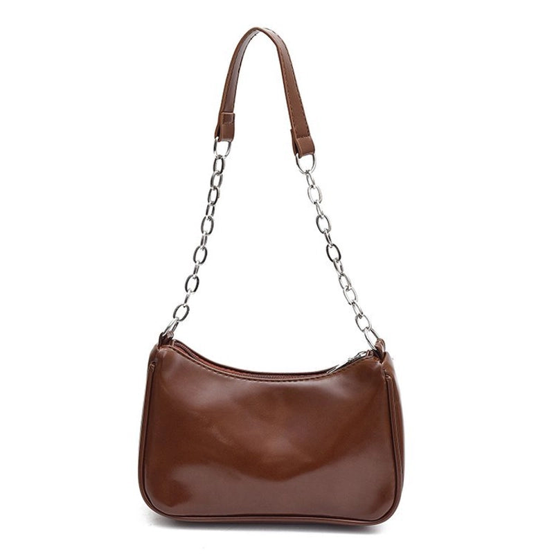 Women's Medium Polyester Solid Color Basic Classic Style Multicolor Square Zipper Square Bag