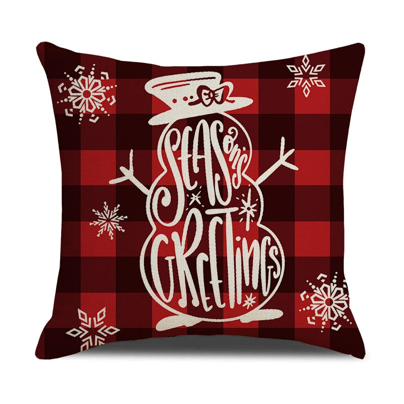 Fashion Letter Elk Polyester Pillow Cases