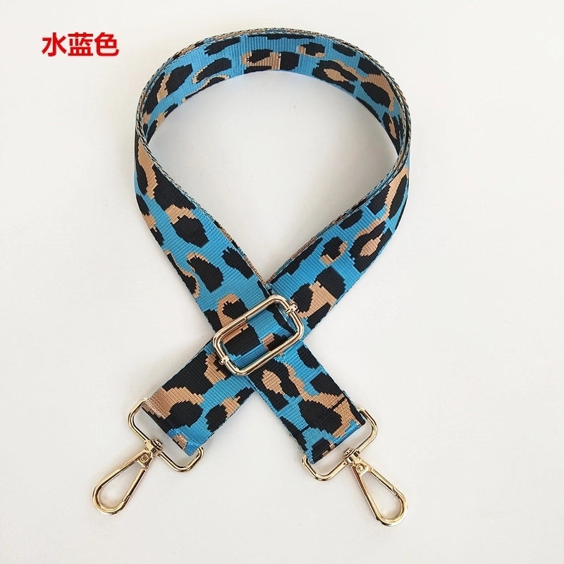 Nylon Color Block Bag Strap