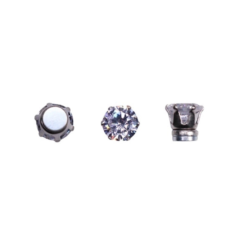 Ear Cartilage Rings & Studs Minimalist Geometric 316L Stainless Steel  Plating Zircon