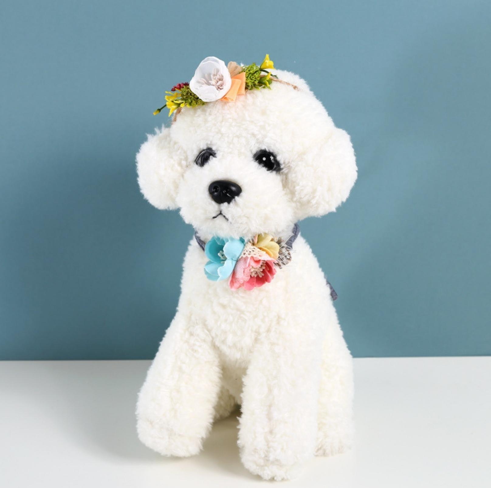 Floral Pet Collar Perfect For Celebrating Wedding And Other Events