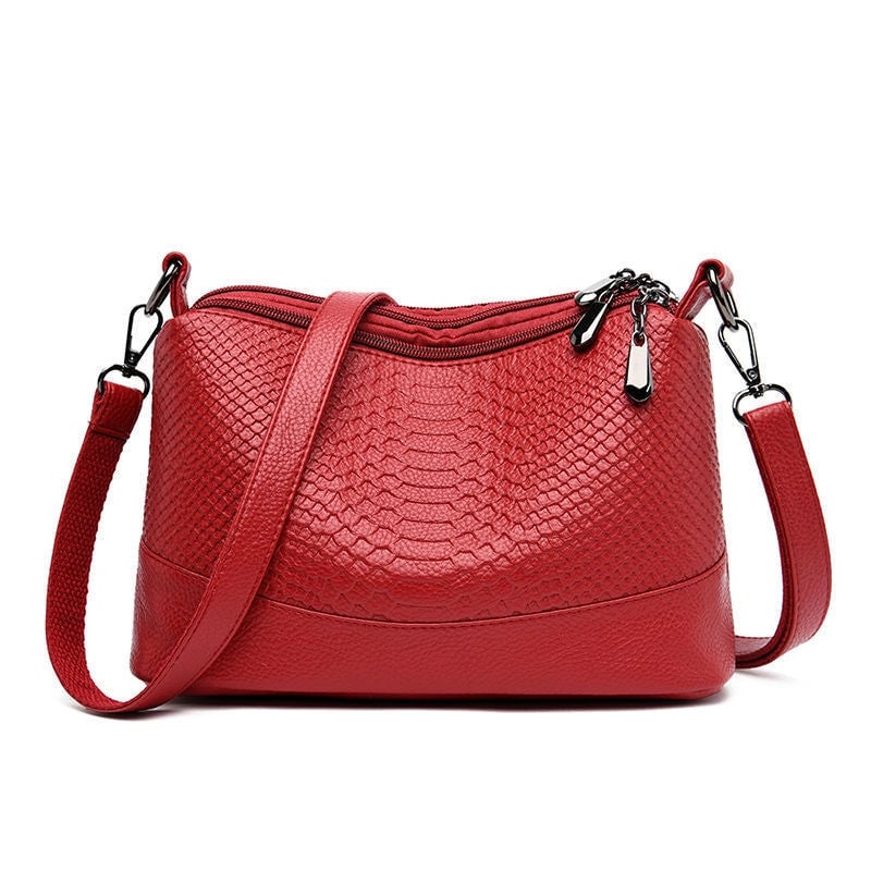 Women's Medium Pu Leather Fashion Square Bag