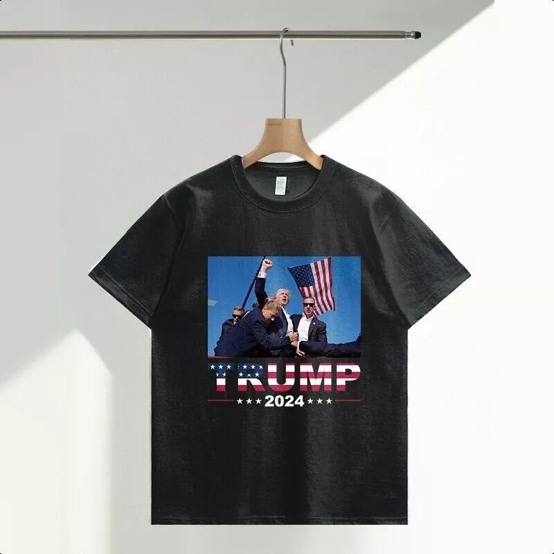 Donald Trump Shot T-Shirt - Fight - Trump 2024 - Adults