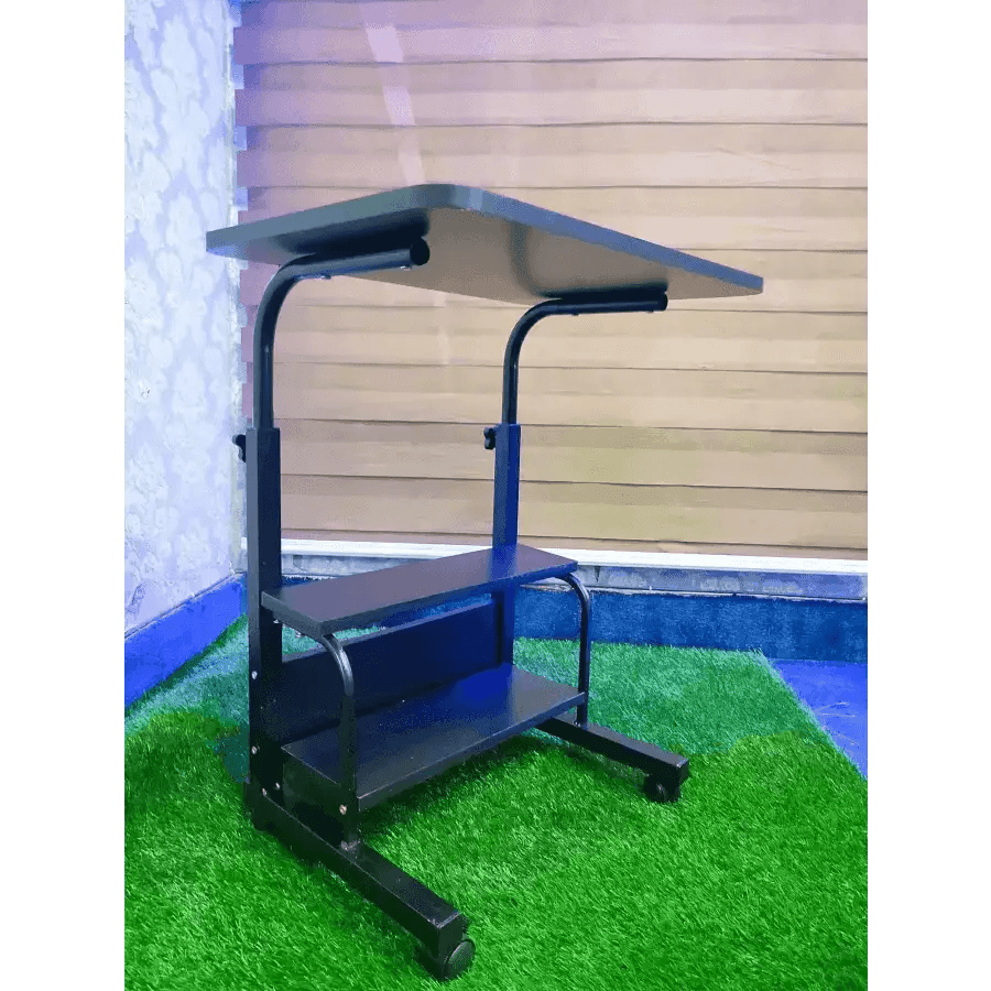 Double layer adjustable table