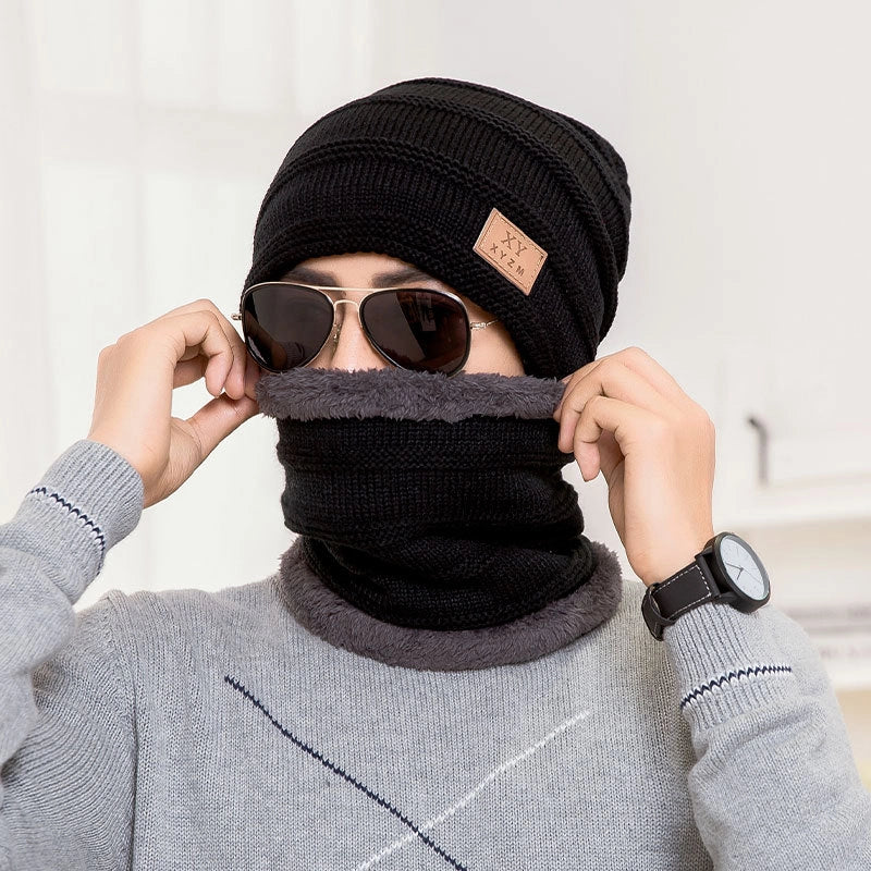 Kid's Men's Minimalist Letter Wool Cap
