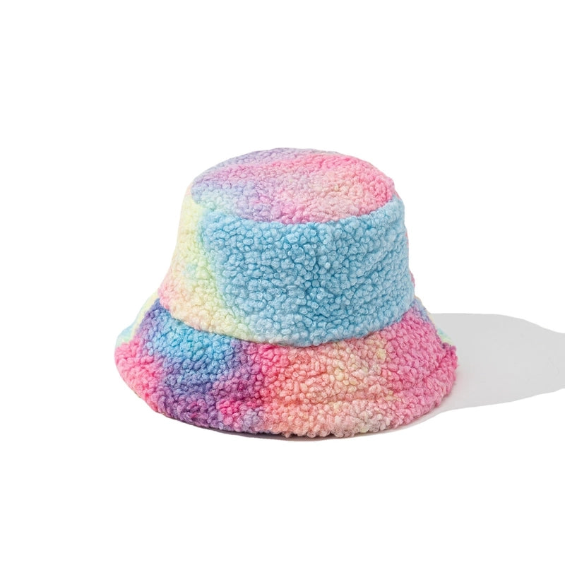 Women's Hip-hop Retro Tie Dye Wide Eaves Bucket Hat